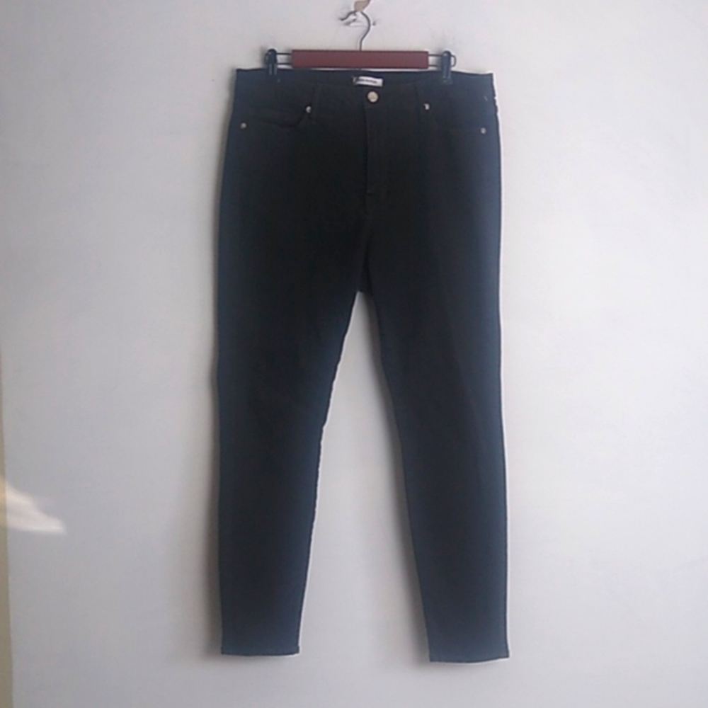 Good American Womens size 16 Black Denim Good Legs Jeans
